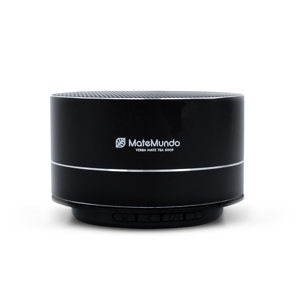 Lautsprecher mit MateMundo-Logo