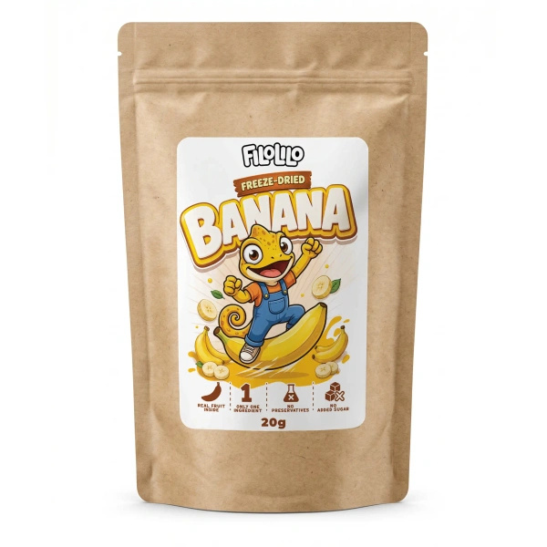 FiloLilo – Gefriergetrocknete Bananen (Scheiben) 20 g