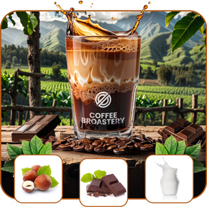 Bro Coffee Roastery Set: Brazil Mogiana Kaffee + Becher
