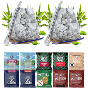 Mate Tee Set FÜR ZWEI Kalebasse Bombilla