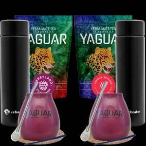 Mate Tee Set für zwei + Thermoskanne