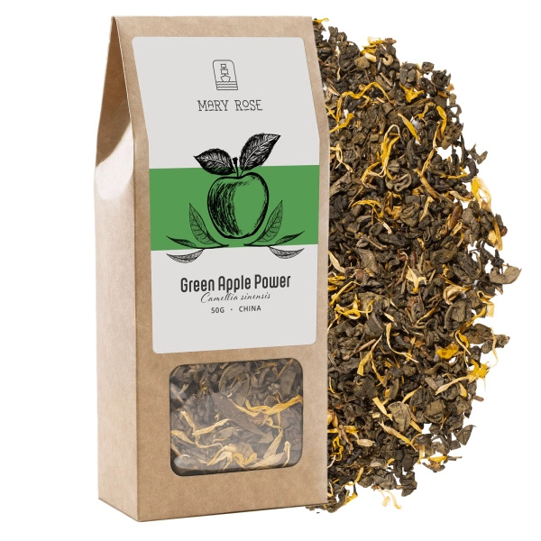 Mary Rose - Grüner Tee Green Apple Power - 50 g