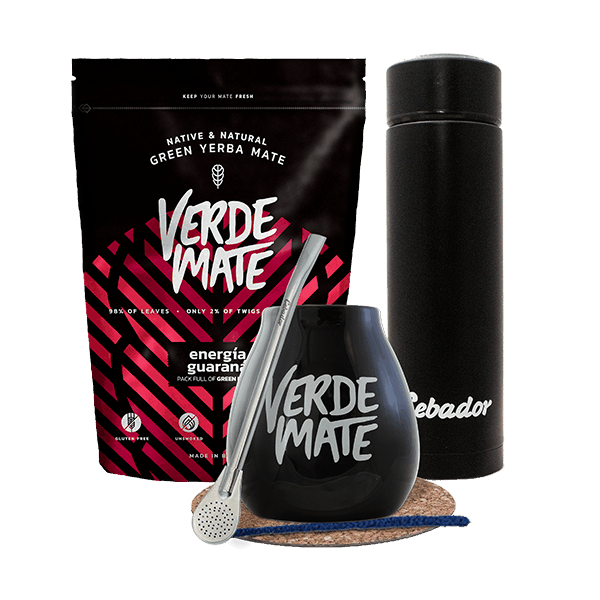 Mate Tee Set Mate Green Energia 500g 0,5kg Thermosflasche