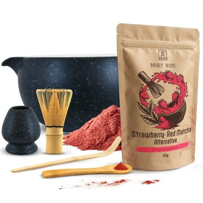 Set zur Zubereitung von Red Matcha