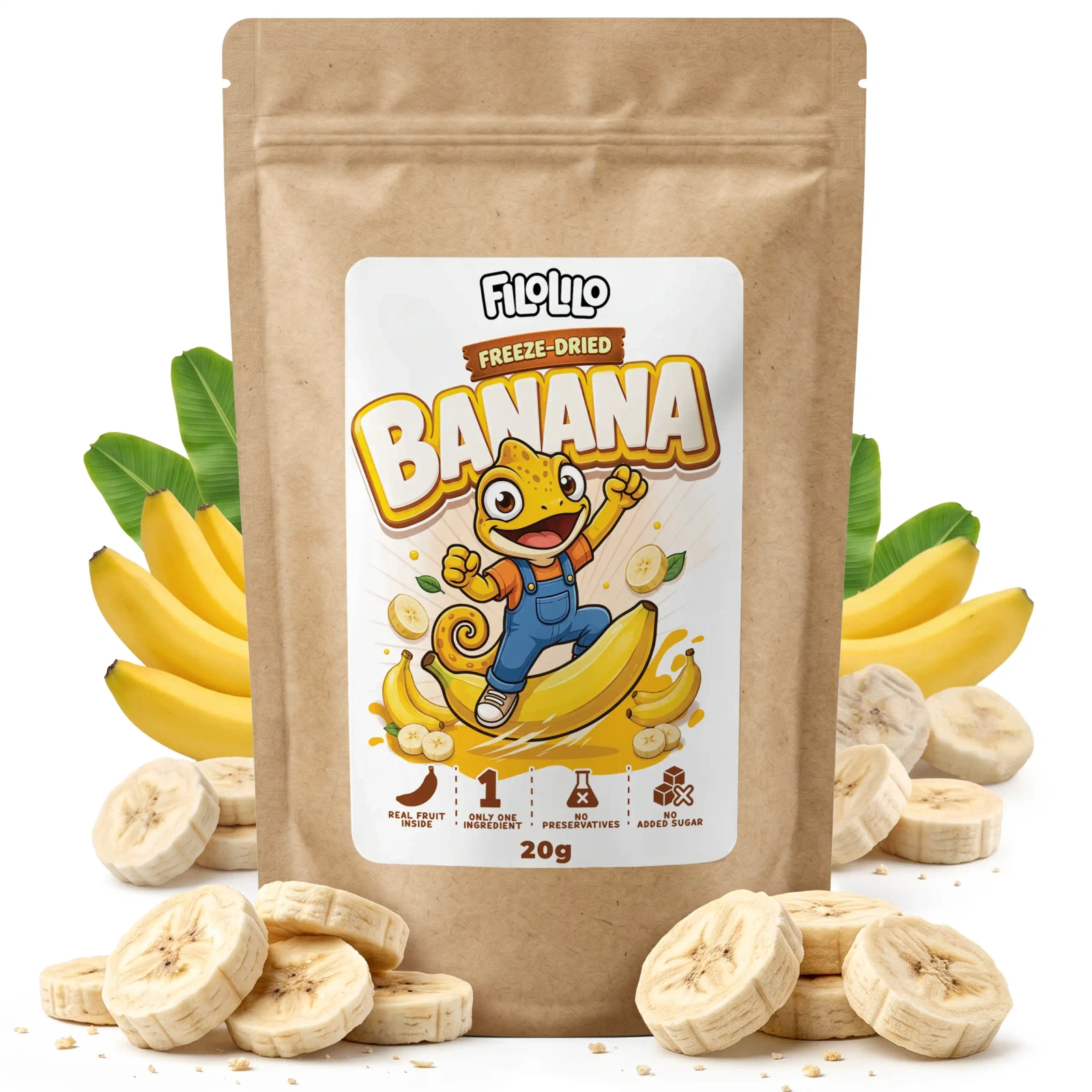 FiloLilo gefriergetrocknete Banane