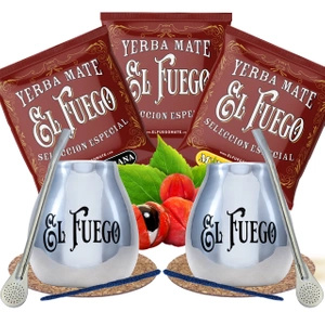 Yerba Mate Set für Paare El Fuego THE BEST