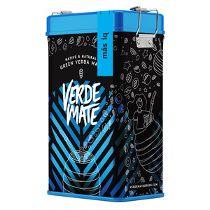 Yerbera – Metalldose + Verde Mate Green Más IQ 0,5 kg