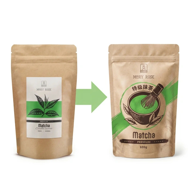 Geschenkset für bunten Matcha Latte: Matcha + Yellow Matcha + Zubehör