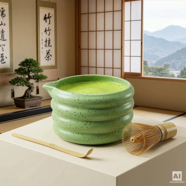 Geschenkset: Premium-Matcha + Matchawan + Bambuszubehör