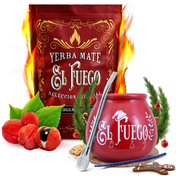 Mate Tee Winter Starter Set El Fuego Energia 500g + Zubehör