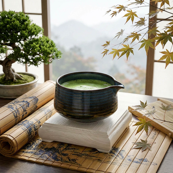 Matchawan – Keramisches Schälchen für Matcha mit Ausguss – Ame