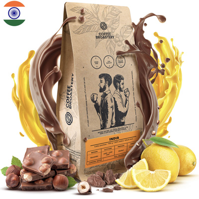 Bro Coffee Roastery - Bohnenkaffee India Karnataka Premium 1 kg
