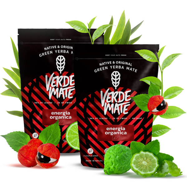 2x Mate Tee Verde Mate Energia Organica 400g