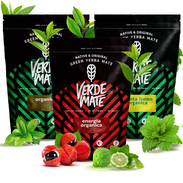 Mate Tee Set Verde Mate BIO 3x400g