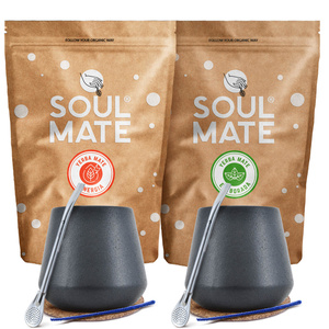 Yerba Soul Mate Energie für Zwei Bombilla Set