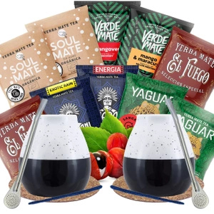 Yerba Mate Set für zwei Personen Fruchtig zum Start