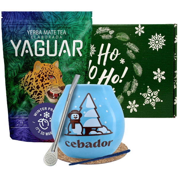 Winter-Geschenkset Mate Tee Yaguar Winter Prune 0,5kg