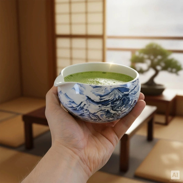 Geschenkset: Premium-Matcha + Matchawan + Bambuszubehör