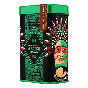 Yerbera – Metalldose + Guarani Naranja 0,5 kg