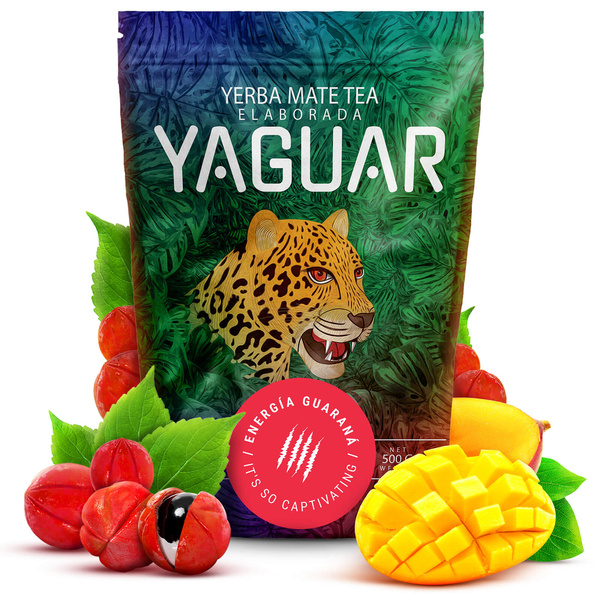 Set Yerba Mate Yaguar Energy Kalebasse Gatito 500g