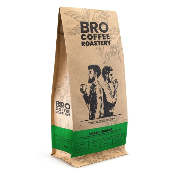 Bro Coffee Roastery – Bohnenkaffee Brazil Samba Premium 1 kg