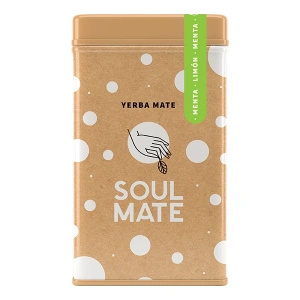 Yerbera – Metalldose + Soul Mate Orgánica Menta Limon 0,5 kg