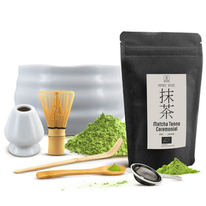 Zeremonielles Set zur Zubereitung von Matcha-Tee: japanischer Bio-Matcha 30g + Zubehör