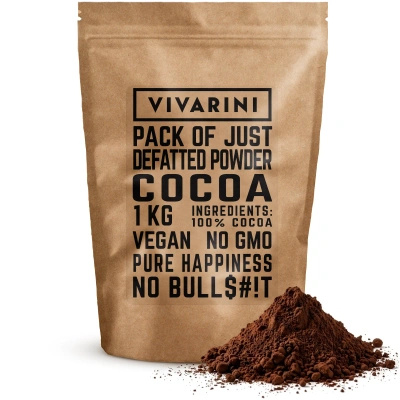 Vivarini – Alkalisiertes Kakao dunkel (Pulver) 1 kg