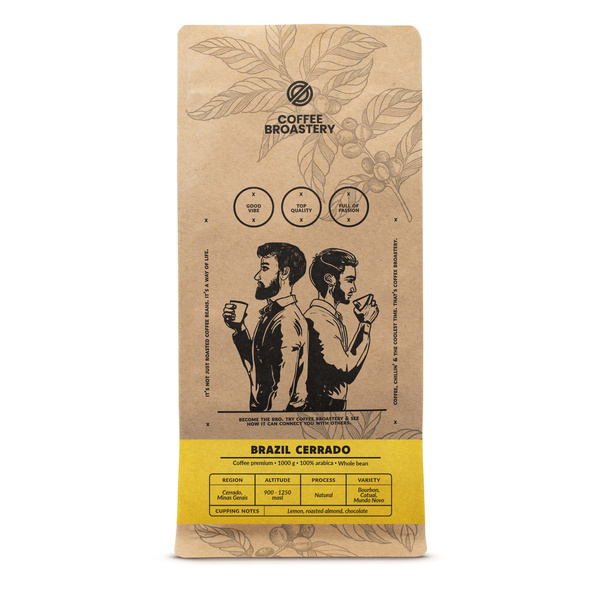 Bro Coffee Roastery - Bohnenkaffee Brazil Cerrado Premium 1 kg