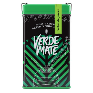 Yerbera – Metalldose + Verde Mate Green Cactus de Juarez 0,5 kg