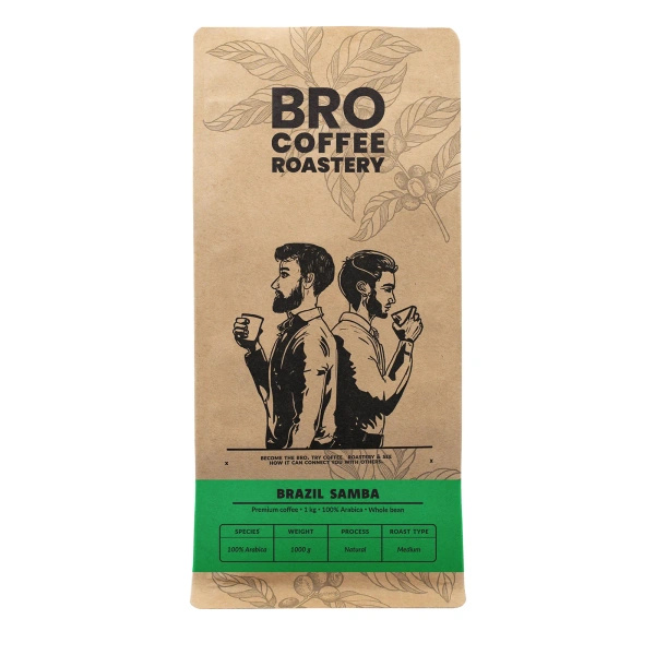 Bro Coffee Roastery – Bohnenkaffee Brazil Samba Premium 1 kg
