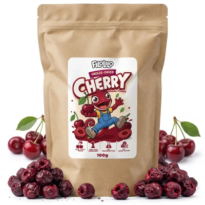 FiloLilo – Gefriergetrocknete Sauerkirschen (ganz, entsteint) 100 g