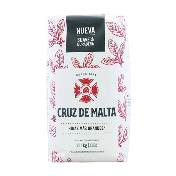 Mate Tee Elaborada Set: El Fuego 1kg + Cruz de Malta 1kg
