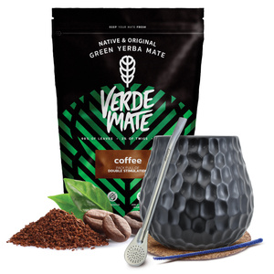 Mate Tee Set Verde Mate 500g 0,5kg Kalebasse + Bombilla