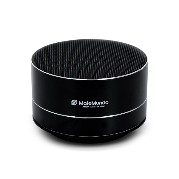Lautsprecher mit MateMundo-Logo