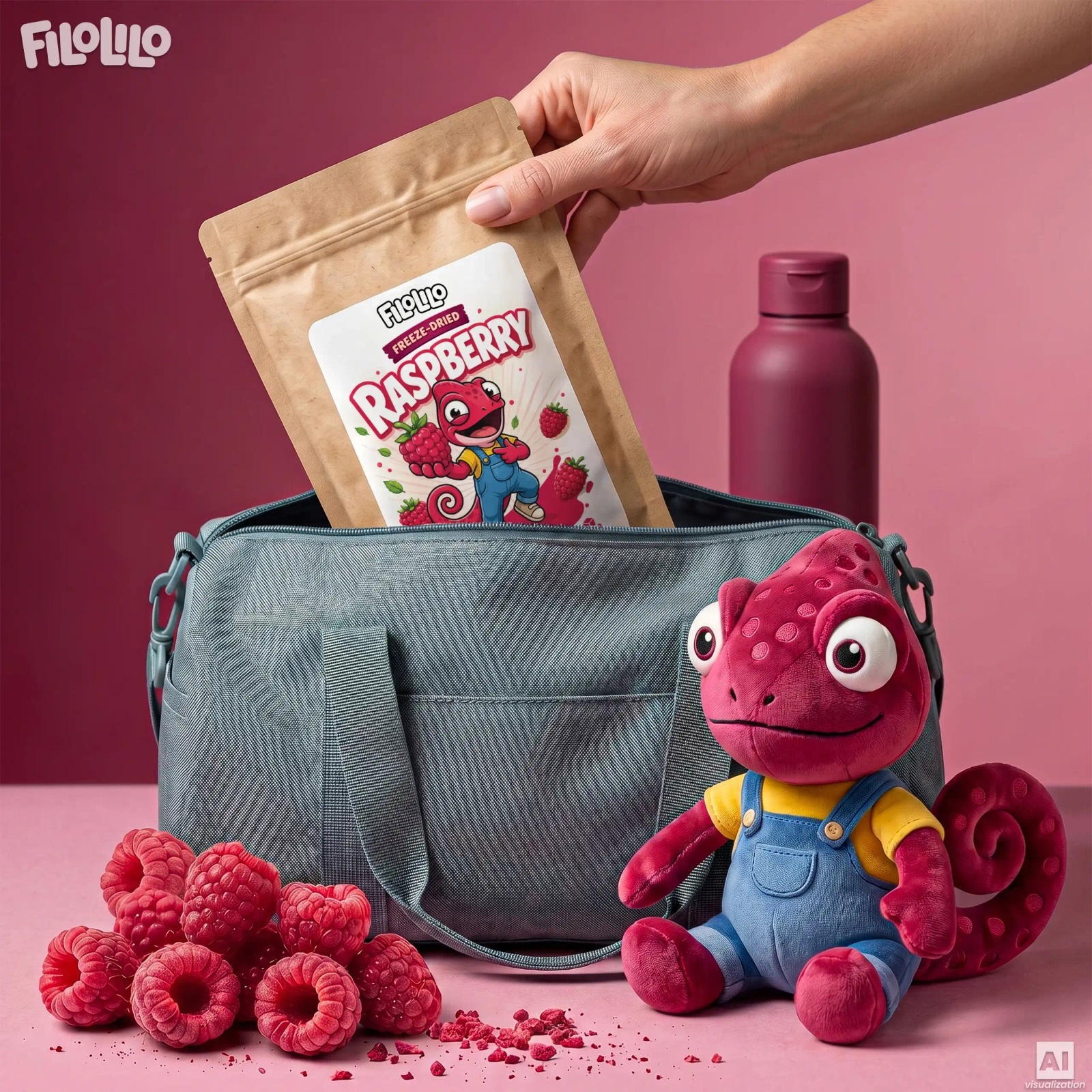 FiloLilo gefriergetrocknete Himbeeren