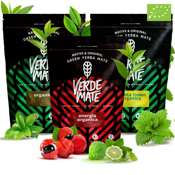 Mate Tee Set Verde Mate BIO 3x400g