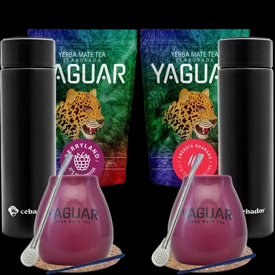 Mate Tee Set für zwei + Thermoskanne