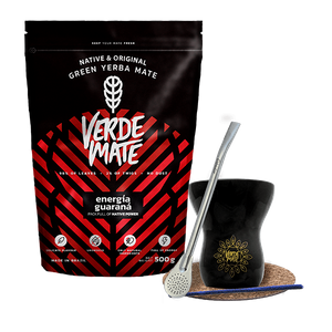 Starter Set Bombilla Mate Becher + Yerba Mate Verde