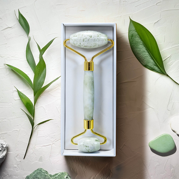 Massagegerät für das Gesicht - Jadeit