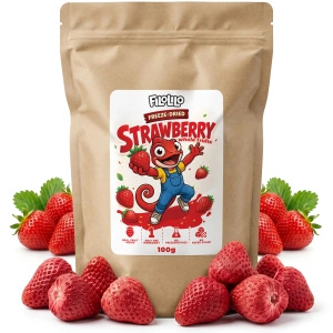 FiloLilo – Gefriergetrocknete ganze Erdbeeren 100 g