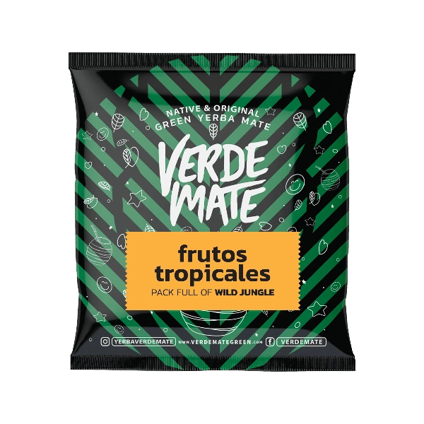 Verde Mate Green Frutos Tropicales – Packaging