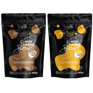 Nustino Erdnussbutterpulver Set 2x400g