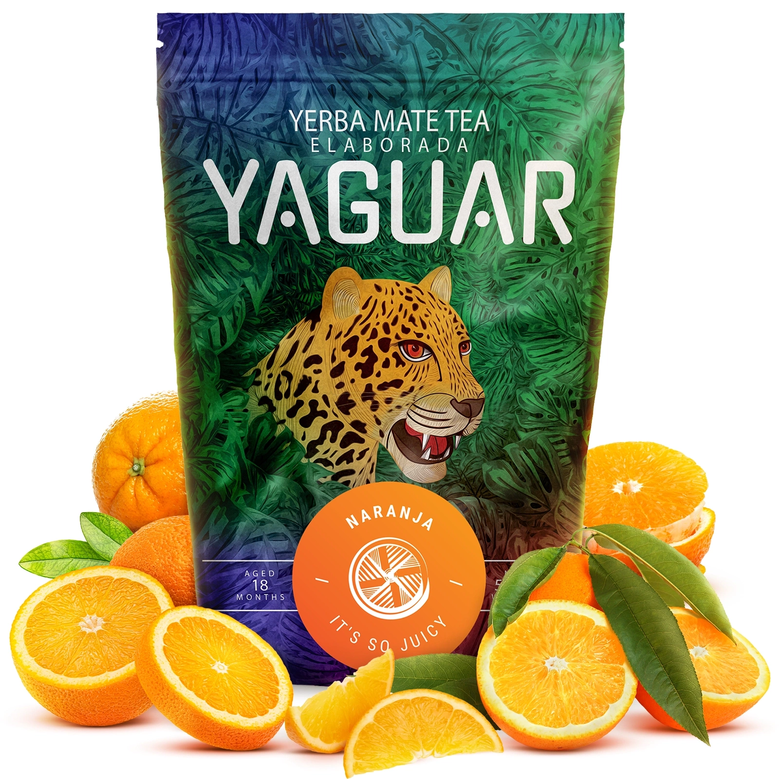 Yaguar Naranja - packaging