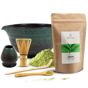 Matcha-Tee-Aufbrühset: Matcha 100g + Zubehör
