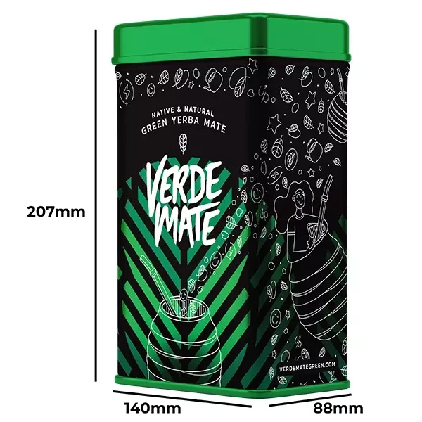 Yerbera – Metalldose + Verde Mate Green Hangover 0,5 kg