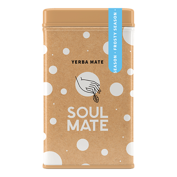 Yerbera – Metalldose + Soul Mate Orgánica Frosty Season 0,5 kg