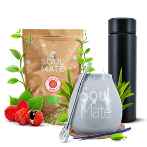 Mate Tee Set Soul Mate Energia 500g 0,5 kg Thermosflasche
