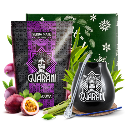 Geschenkset Mate Tee Guarani Maracuya 500g