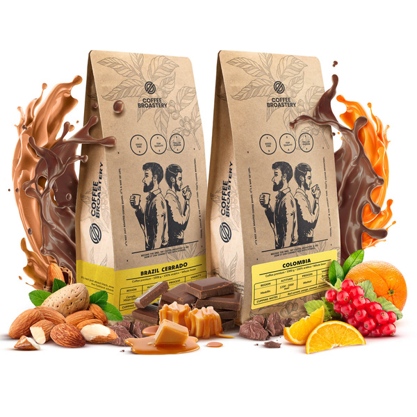 Set Bro Coffee Roastery Colombia Medellin + Brazil Cerrado 2x1kg (2kg)